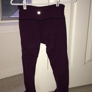 Pink lululemon leggings Size 4